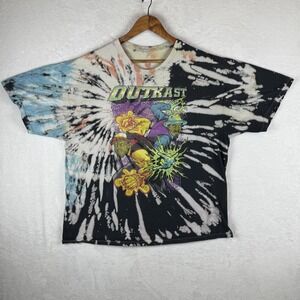 Outkast Shirt Mens XL Multicolor Tie Dye Graphic Hip Hop Band T-Shirt Rap